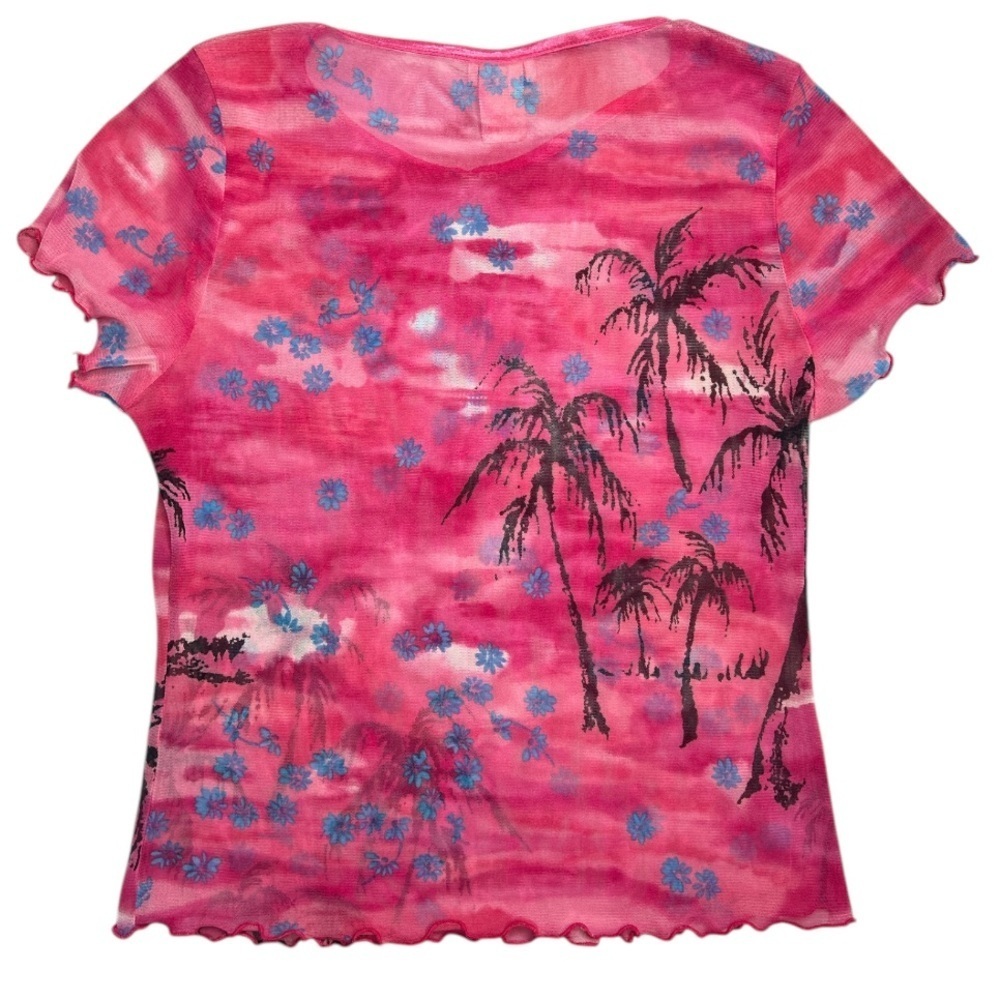 Tropical Sheer Top - Picture 9 of 11